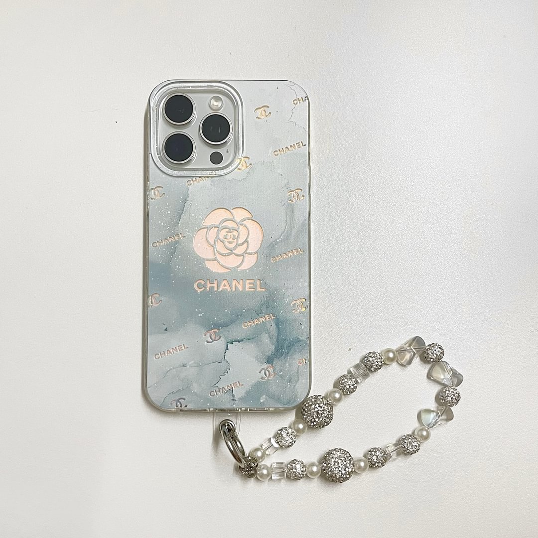 Chanel Camellia Laser Luxury Letter Combination Apple iPhone Case
