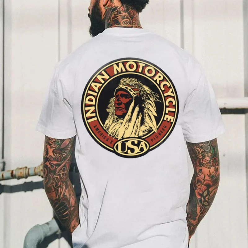 INDIAN MOTORCYCLE Print Men's T-shirt