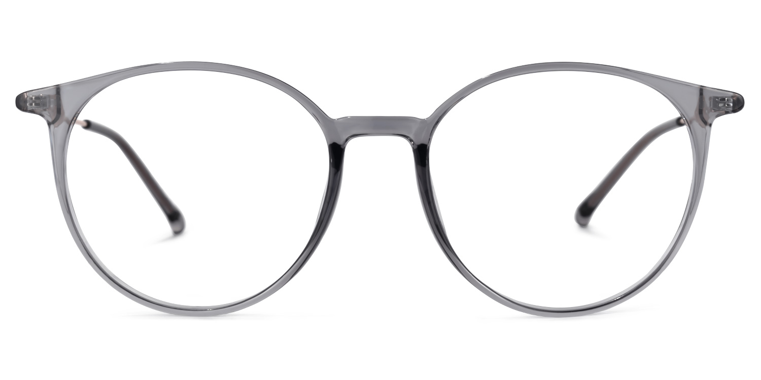 Ohnicio Grau Rund Brille Grau