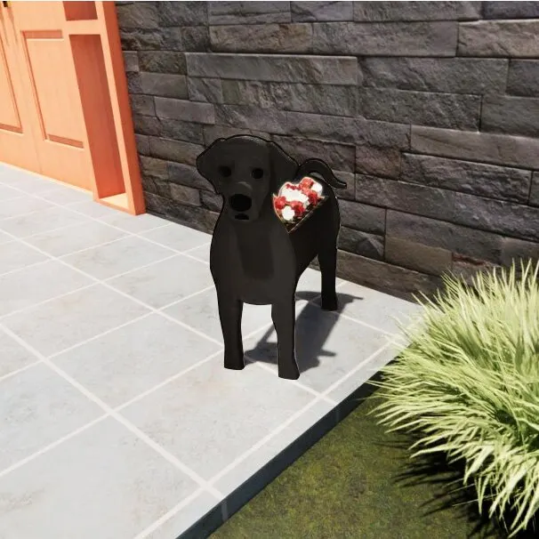 Dog Planter - Labrador Planter
