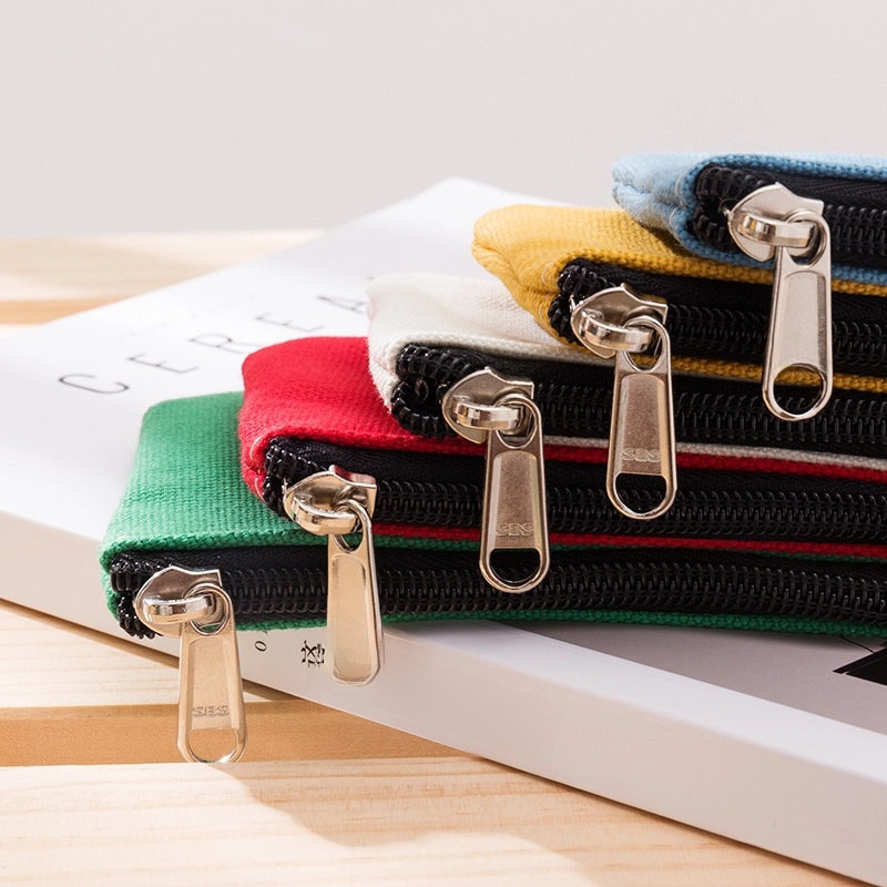 New Cotton Canvas Fashion Men’s And Women’s Coin Purse Card Holder Simple Fabric Coin Pouch Storage Bag