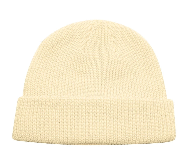 Unisex Minimalist Solid Color Eaveless Wool Cap