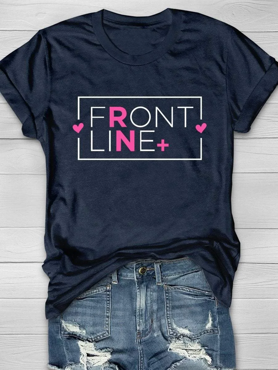 Frontline RN Print Short Sleeve T-shirt