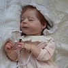 [Heartbeat💖 & Sound🔊] 20" Real Looking Lifelike Sleeping Reborn Cloth Body Baby Girl Doll Named Uncera - RBBI-Myrebornbabydoll&reg; Myrebornbabydoll&reg;