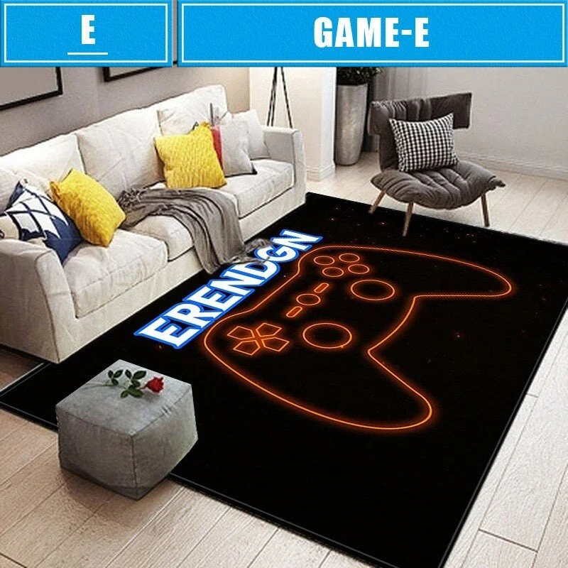 Home Balcony Rug Kid Carpet Game Controller Printed Carpets for Living Room Bedroom Floor Mat Alfombras Grandes Mat  Outdoor Rug 1227-1