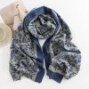 Autumn Winter Warm Floral Tassels Shawl Scarf