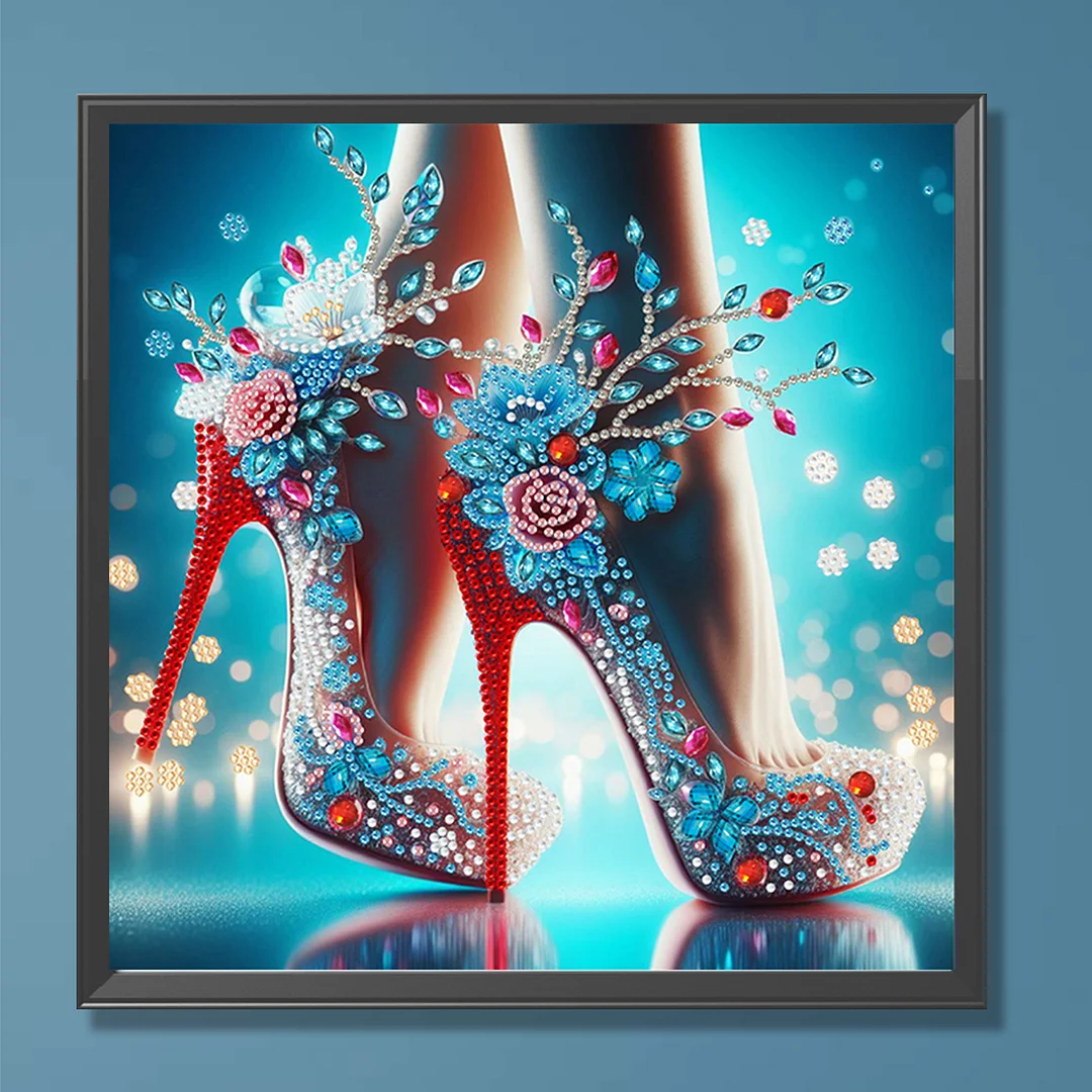 Dream High Heel - Diamond Painting - Partial Special Shaped Drill(Canvas|30*30cm)