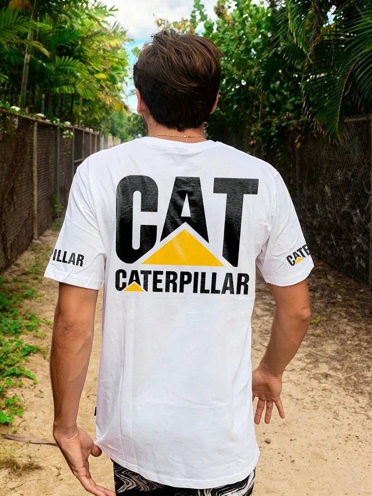 Cat Caterpillar Printed Men's T-shirt