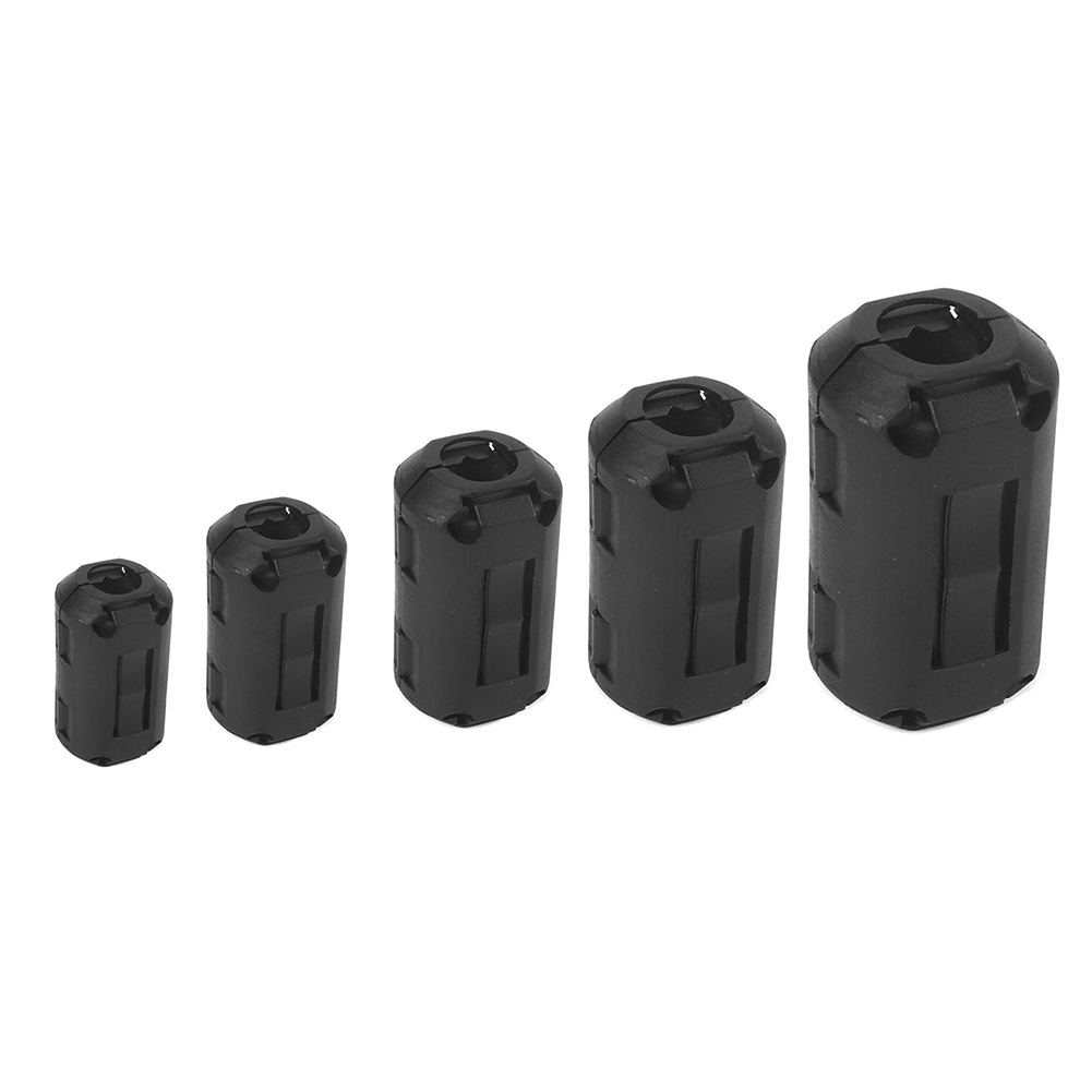 

20pcs Clip-on Ferrite Ring Choke Noise Suppressor 3.5mm 5mm 7mm 9mm 13mm, 501 Original