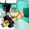 Brass Leak Detector Gas Pressure Meter Pressure Level Meter Indicator for BBQ RV