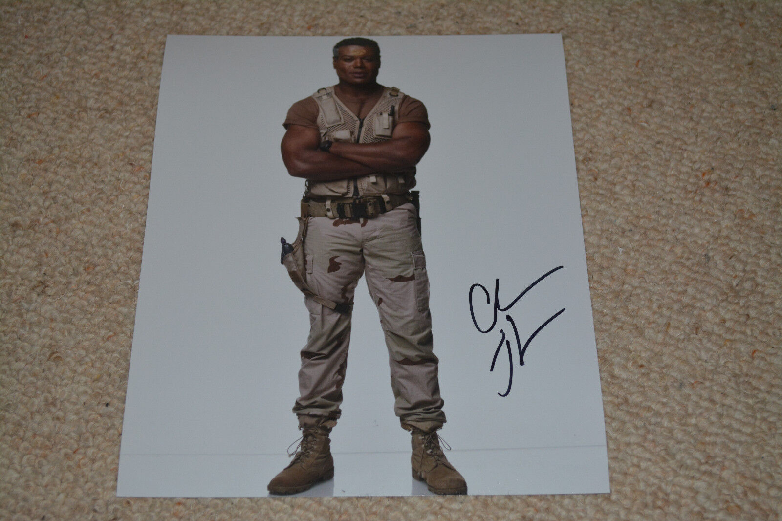 CHRISTOPHER JUDGE signed autograph In Person 8x10 STARGATE SG-1 TEAL'C