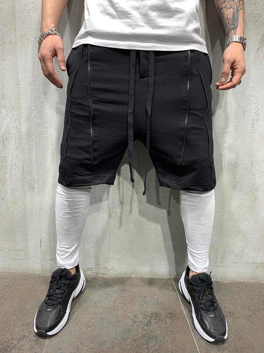 men's tooling casual five-point pants