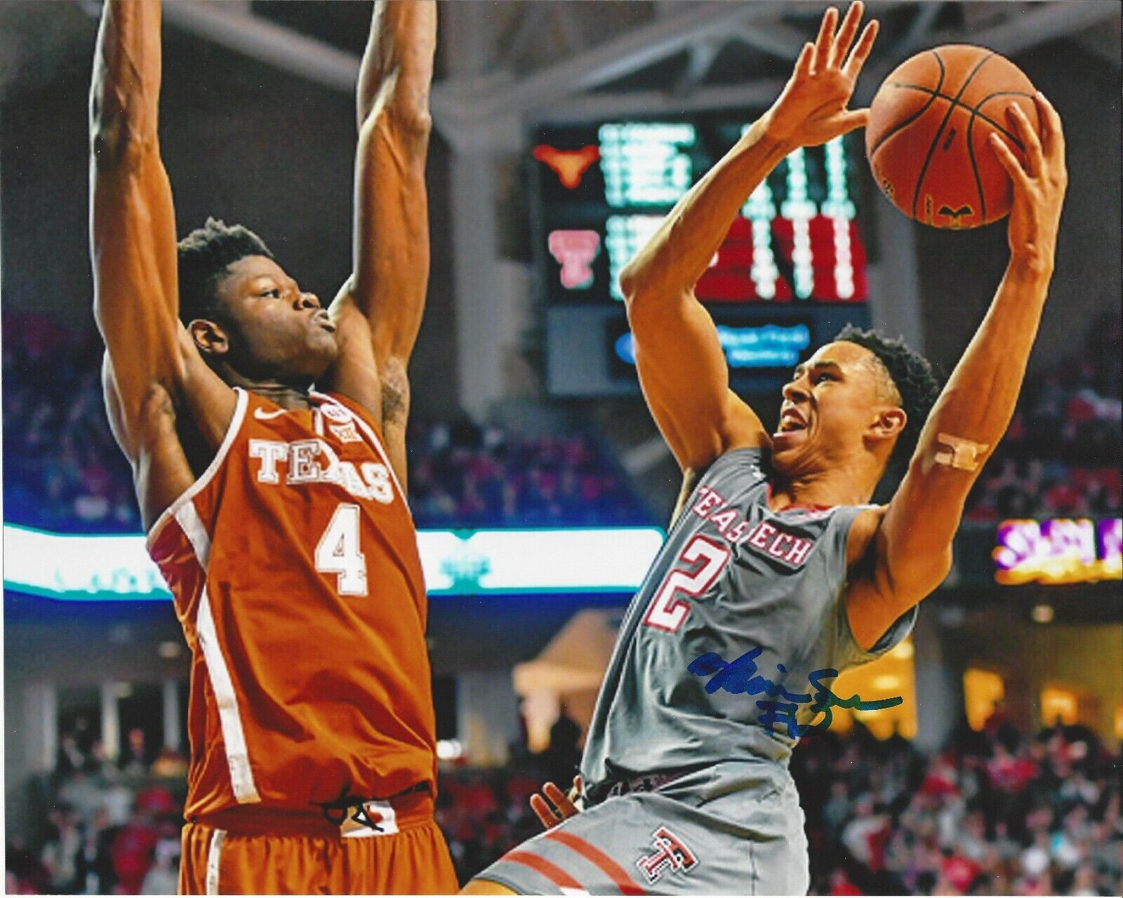 Zhaire Smith Autographed 8x10 Texas Tech Philadelphia 76ersA702