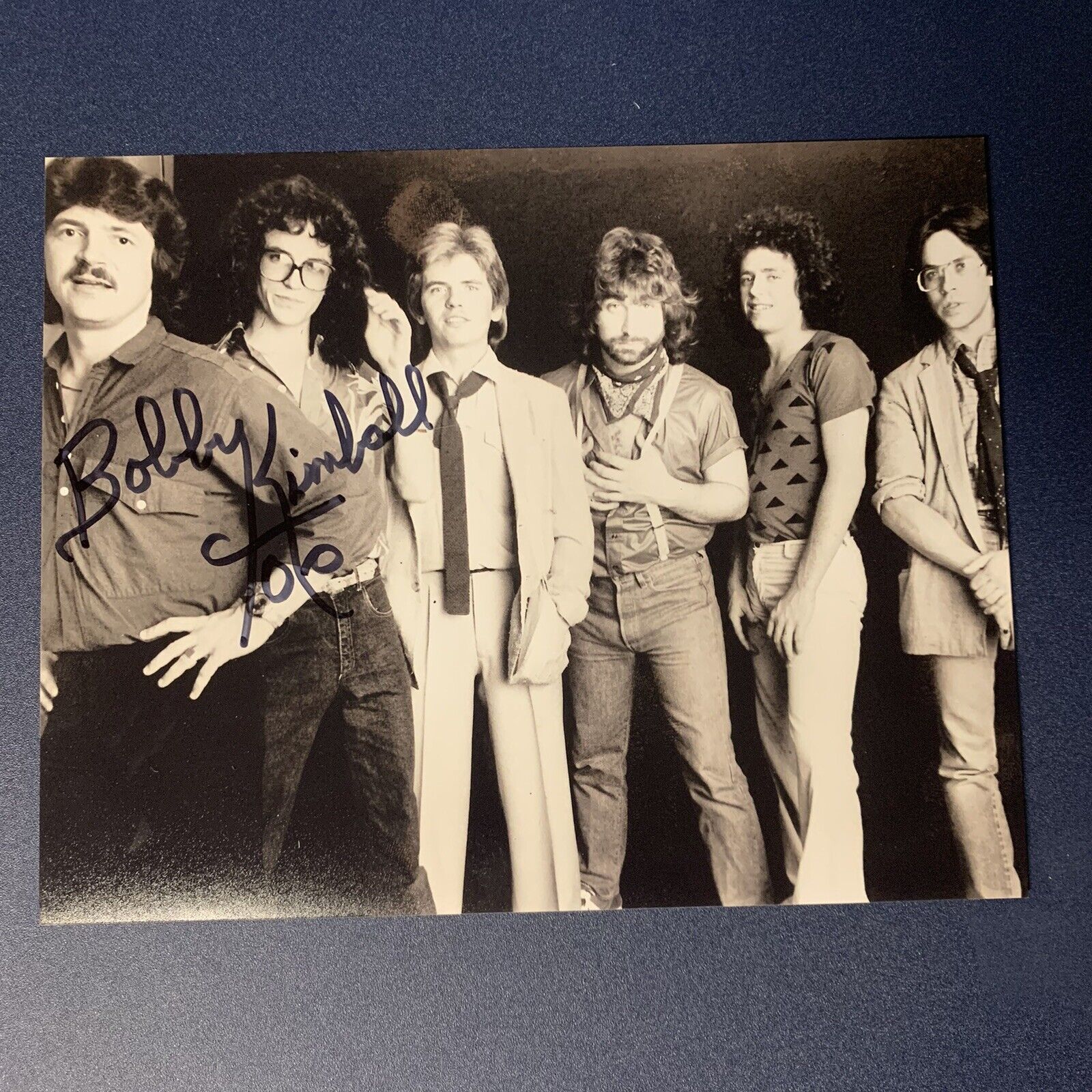 BOBBY KIMBALL HAND SIGNED 8x10 Photo Poster painting AUTOGRAPHED TOTO ORIGINAL LEAD SINGER COA