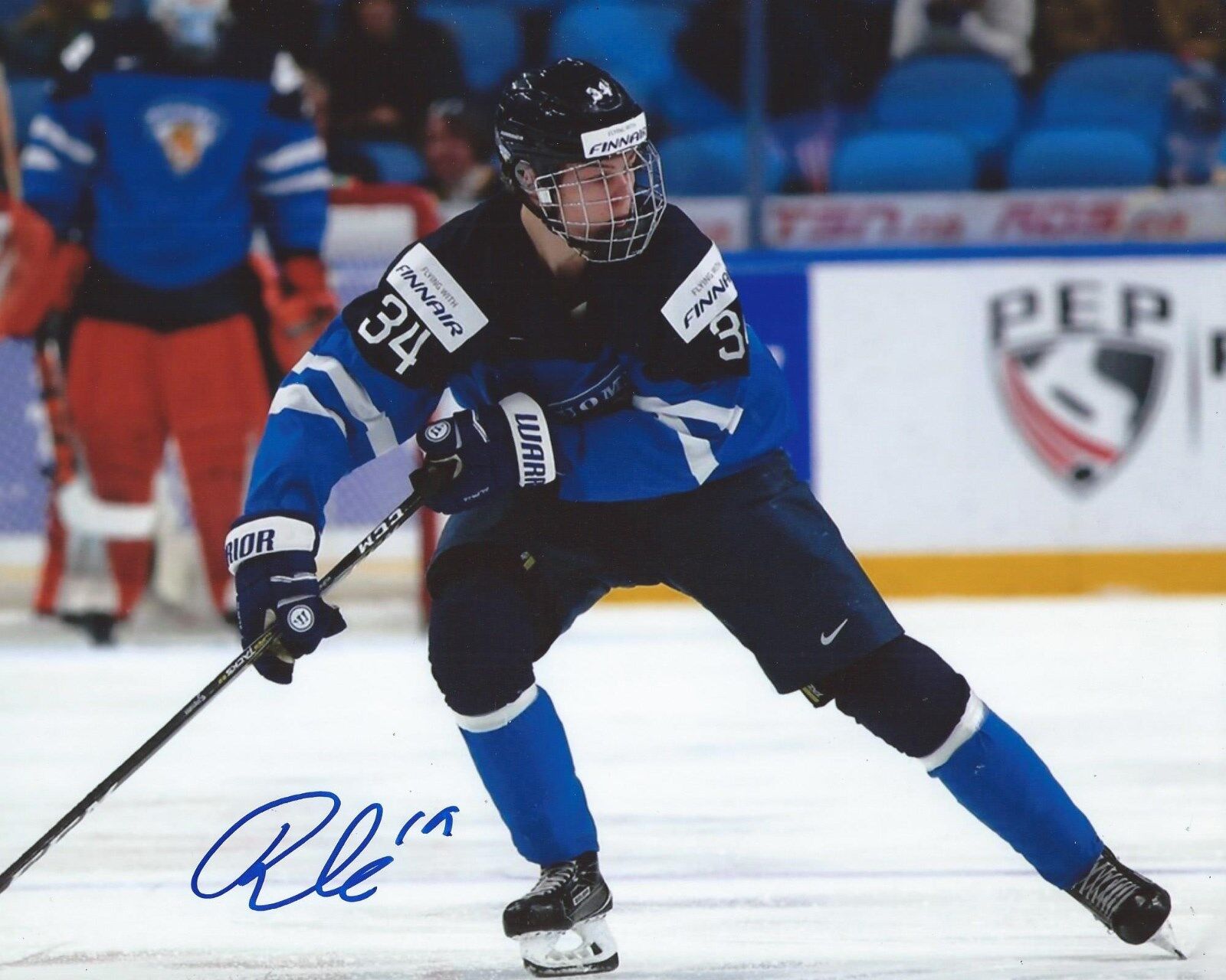 Rasmus Kupari Signed 8x10 Photo Poster painting Team Finland 2019 World Juniors Autographed COA