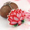 Bead Embroiderys - Lotus Beaded Counted Cross Stitch Ornament Kit for Adults Beginners