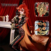 [Wetrose] In Stock SSR Mavuika Genshin Impact Natlan Cosplay Costume Wig Full Set
