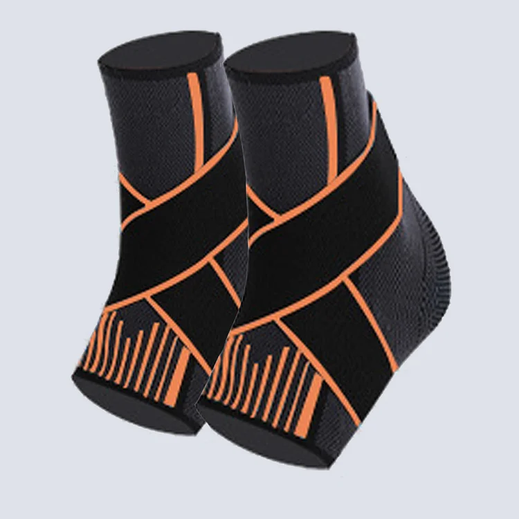 1 Pair Ankle Brace, Adjustable Compression Ankle Support Men & Women, Ankle Sleeve for Sports Protection, Stabilize Ligaments-Eases Swelling and Sprained Ankle One Size