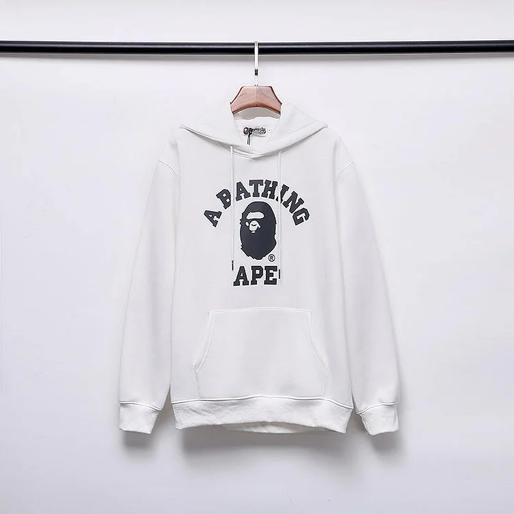 Shark Print Hoodie Autumn and Winter Printed Cotton Velvet Padded Hooded Sweatshirt