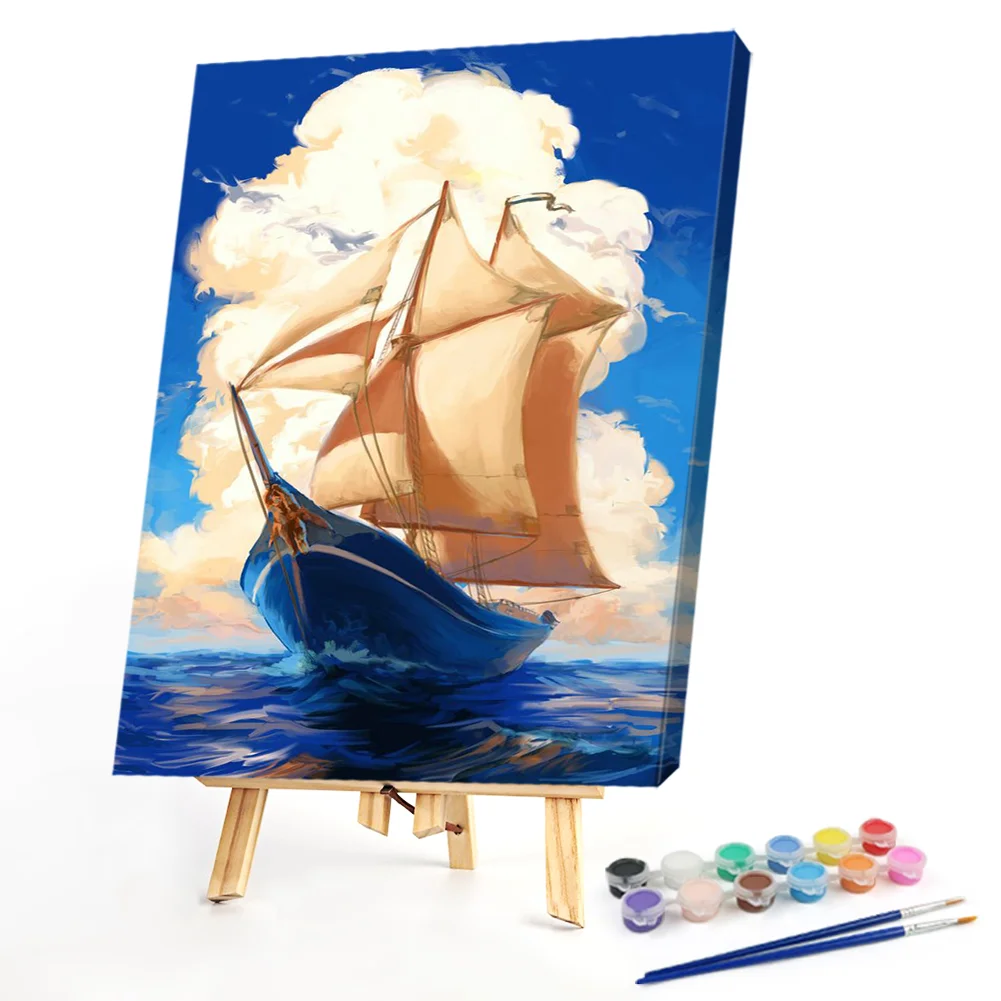 Sailboat - Paint By Numbers(50*40CM)