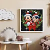 Christmas Mickey Minnie-11CT Stamped Cross Stitch 40*40cm/15.75*15.75in