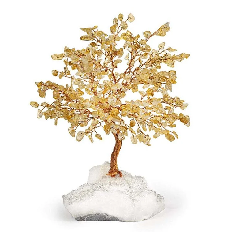 Positive Energy - Citrine Feng Shui Crystal Gemstone Tree