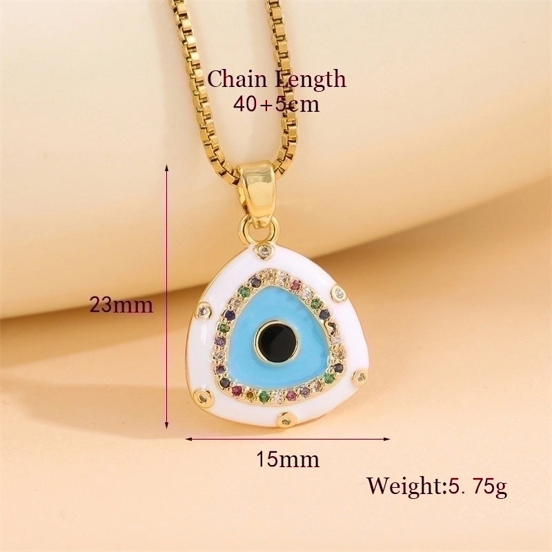 Stainless Steel Titanium Steel 18K Gold Plated Elegant Minimalist Streetwear Plating Inlay Heart Shape Flower Butterfly Zircon Pendant Necklace