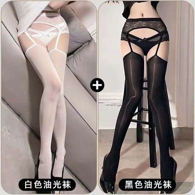 Churchf Lace Sling Horse Oil Sister Sling High Stockings Sexy Pure Lace Sling Stockings