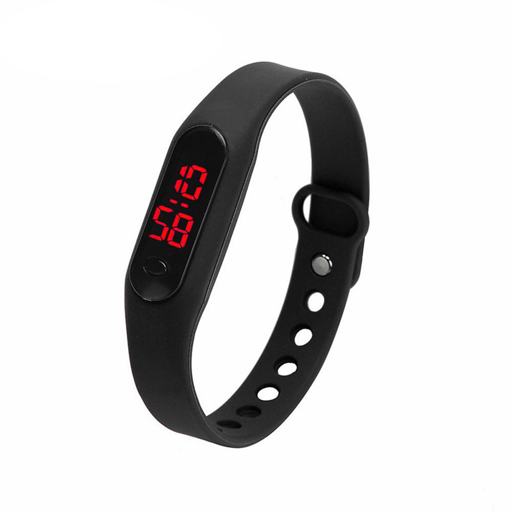 

Unisex Sports Casual Date Sports Bracelet Digital Watch, 黑色, 501 Original
