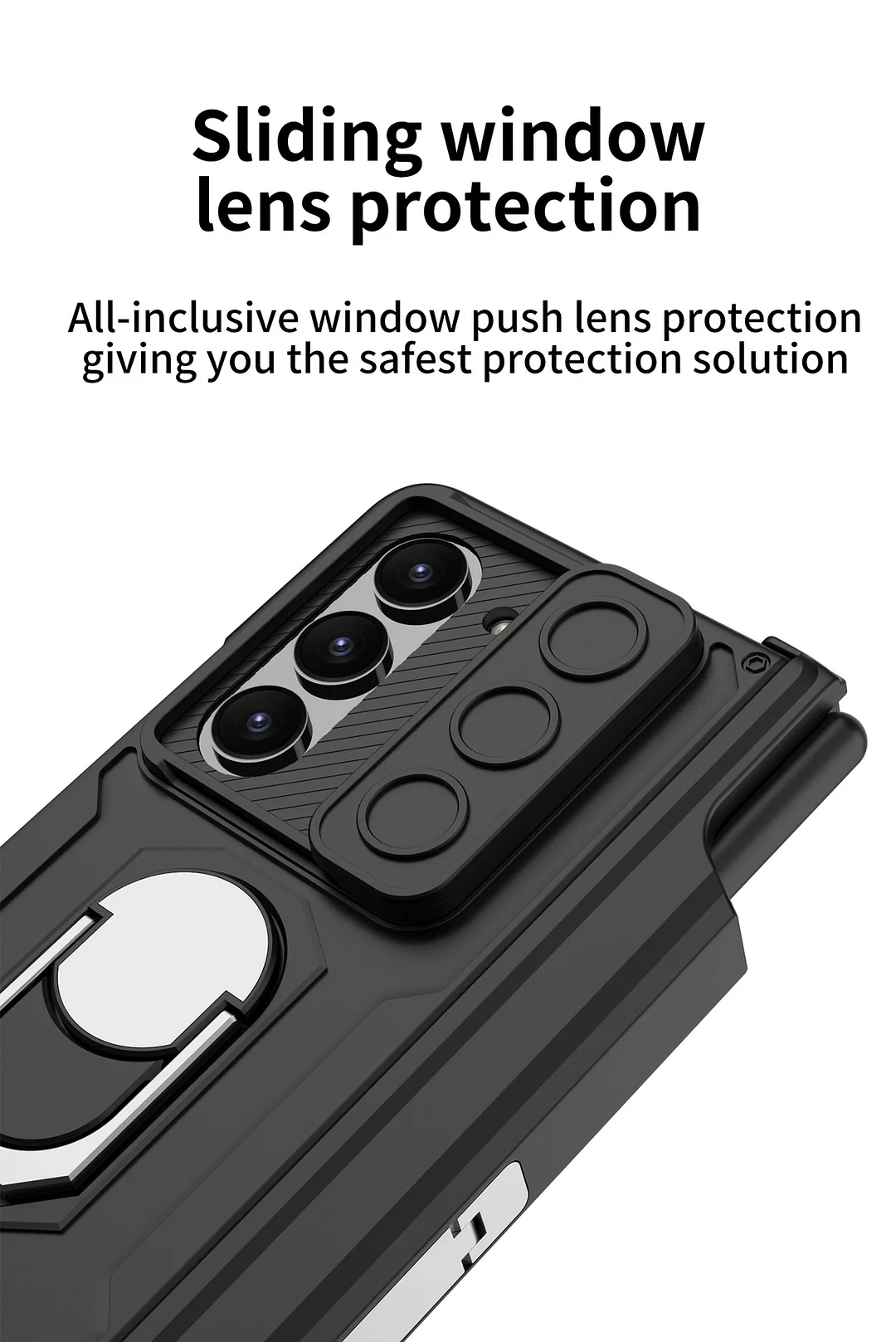 Suitable for Samsung Z Fold Series Folding Hinge Bracket Armor Protective Phone Case