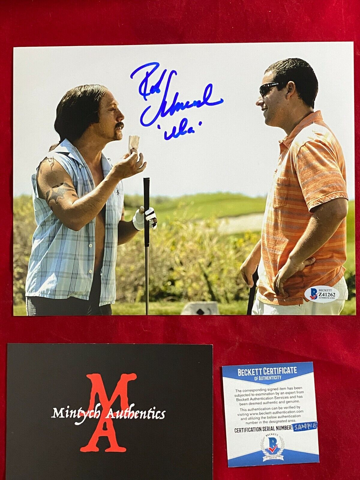 ROB SCHNEIDER AUTOGRAPHED SIGNED 8x10 Photo Poster painting! 50 FIRST DATES! BECKETT COA!