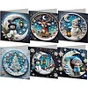 (US Only)6PCS Christmas DIY Diamond Art Greeting Cards Congratulations Cards & Gifts