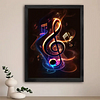 Musical Note- Round/Square AB Drills Diamond Painting(35x45cm)