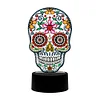 DIY Special Shaped Diamond Painting Skull LED Decor Night Light Ornaments