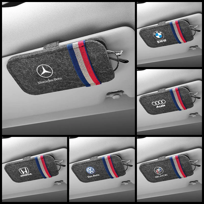 Multi-Purpose Vehicle Sunglasses Clip , Creative Car Sun Visor Storage Clip（2PCS）