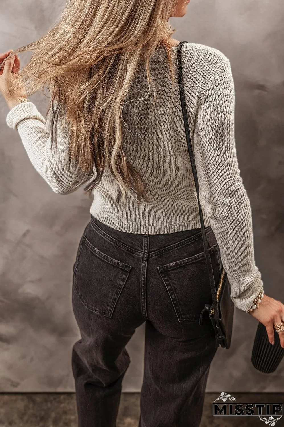 Fitted Knit Cardigan