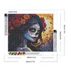 >SALE<5D DIY Full Round Drill Diamond Painting Day of the Dead Girls Kit Decor 35x30cm
