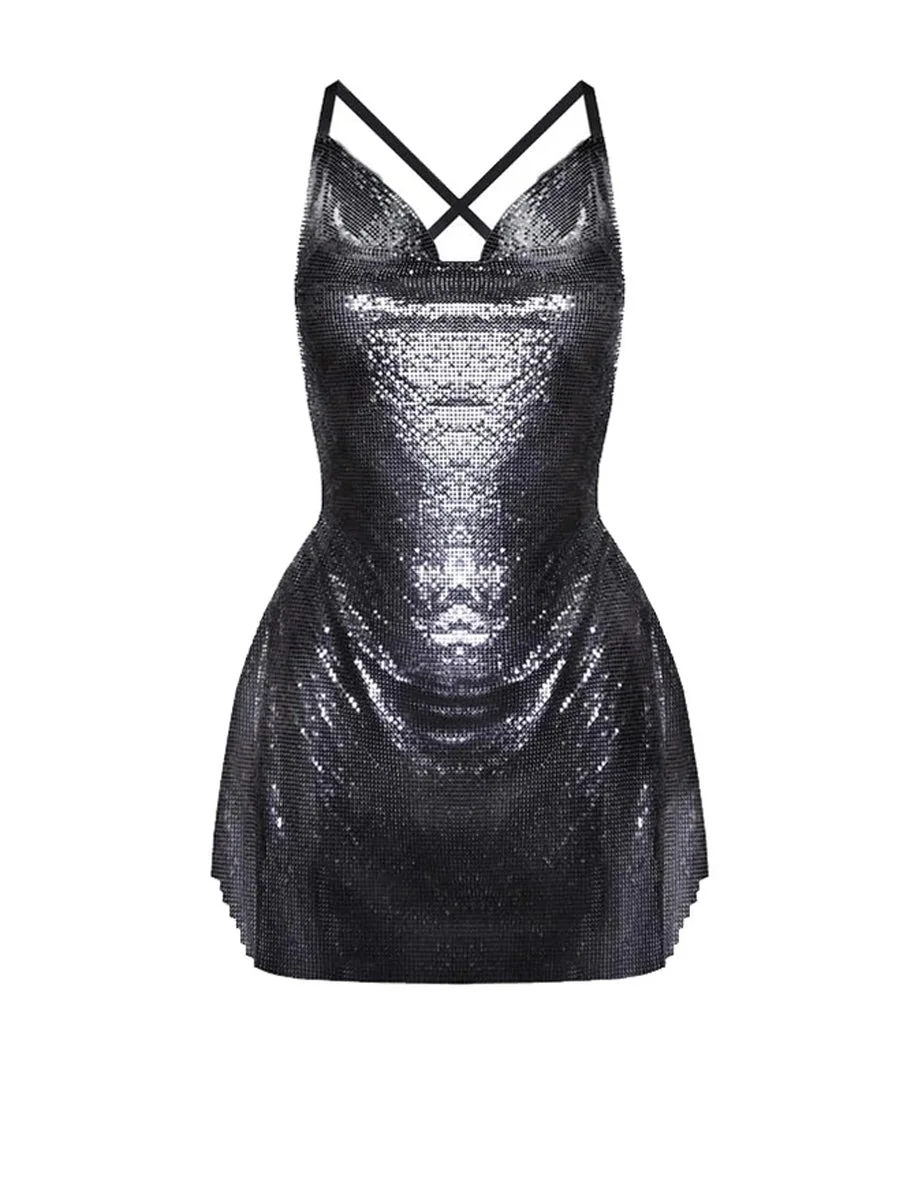 Sexy Party Mini Backless Gown