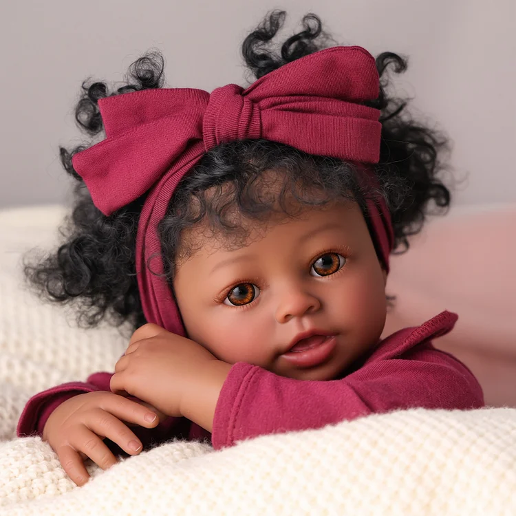 Babeside Reborn Baby Jayna 20" African American Little Infant Princess Girl Healing the Heart