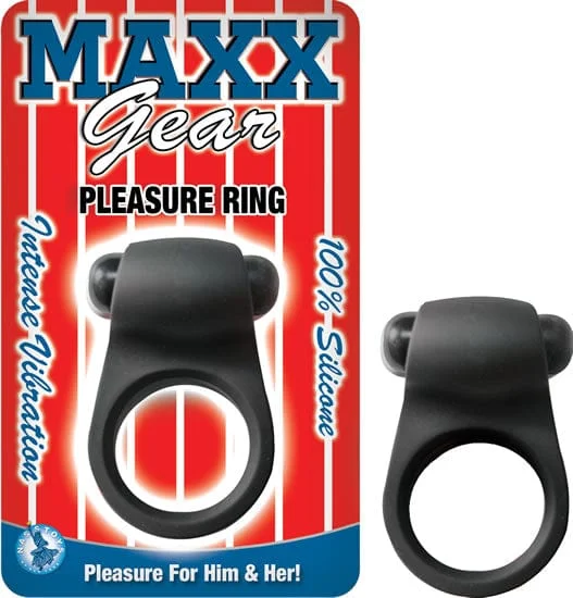 Pornhint Maxx Gear Pleasure Vibrating Ring Black