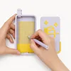 Crown Flip Cover Diamond Painting Sorting Tray with Spout (Lavender)