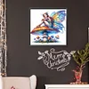 Diamond Painting-DIY Full Round Drill Mushroom Fairy