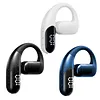 Bluetooth-compatible 6.0 Business Ear-mounted Earphones Single Ear Open Ear Earphone with LED Digital Display Noise Cancellation for Running Driving Business