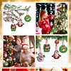 >SALE<Christmas Photo Frame 4PCS Photo Frame Hanging Diamond Painting Xmas Photo Frame