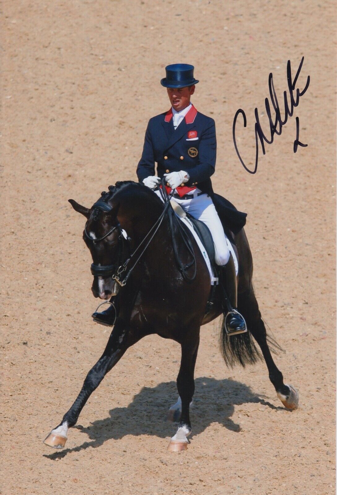 CARL HESTER HAND SIGNED 12X8 Photo Poster painting OLYMPICS AUTOGRAPH LONDON 2012 4