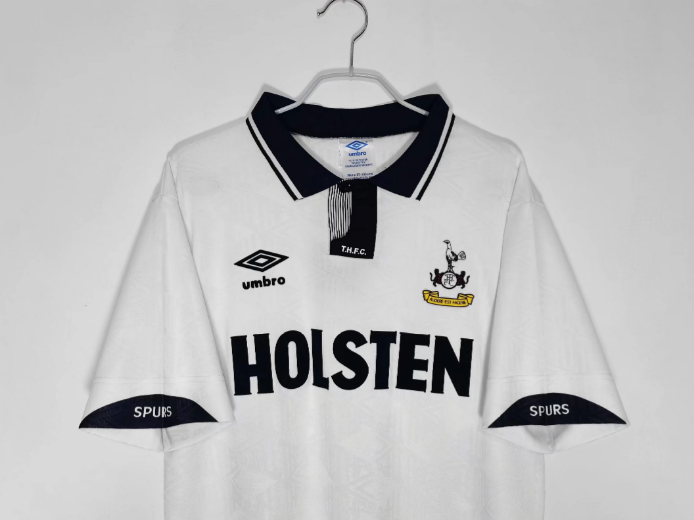 Retro 1991/1993 Tottenham Home Football T-Shirt Thai Quality