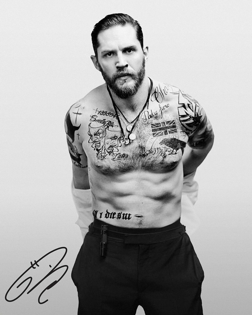 Tom Hardy Autograph Signed Photo Poster painting Print 4