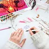 Diamond Painting Pen with Wax Refillable Wax Pen for Diamond Art Nail DIY (A)