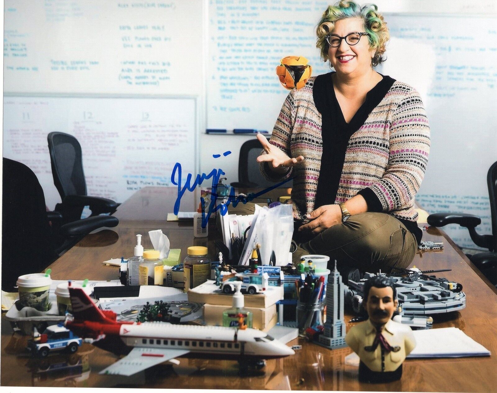 Jenji Kohan Orange is The New Black Writer Signed 8x10 Photo Poster painting w/COA #1