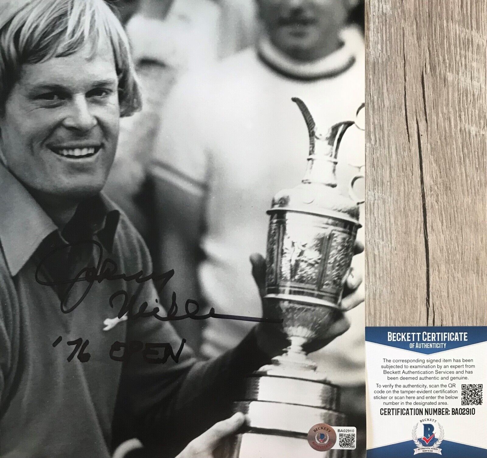 Johnny Miller US OPEN Autographed Signed PGA Golf 8x10 Photo Poster painting Beckett BAS
